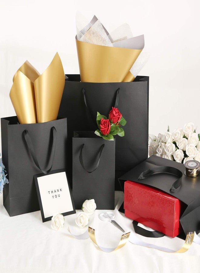 JINMING 12 Extra Large Gift Bags 16x6x12 Inches, Matte Black Gift Bags, Premium Gift Bags with Handles for Mother's Day, Father's Day and All Occasions - Image 4